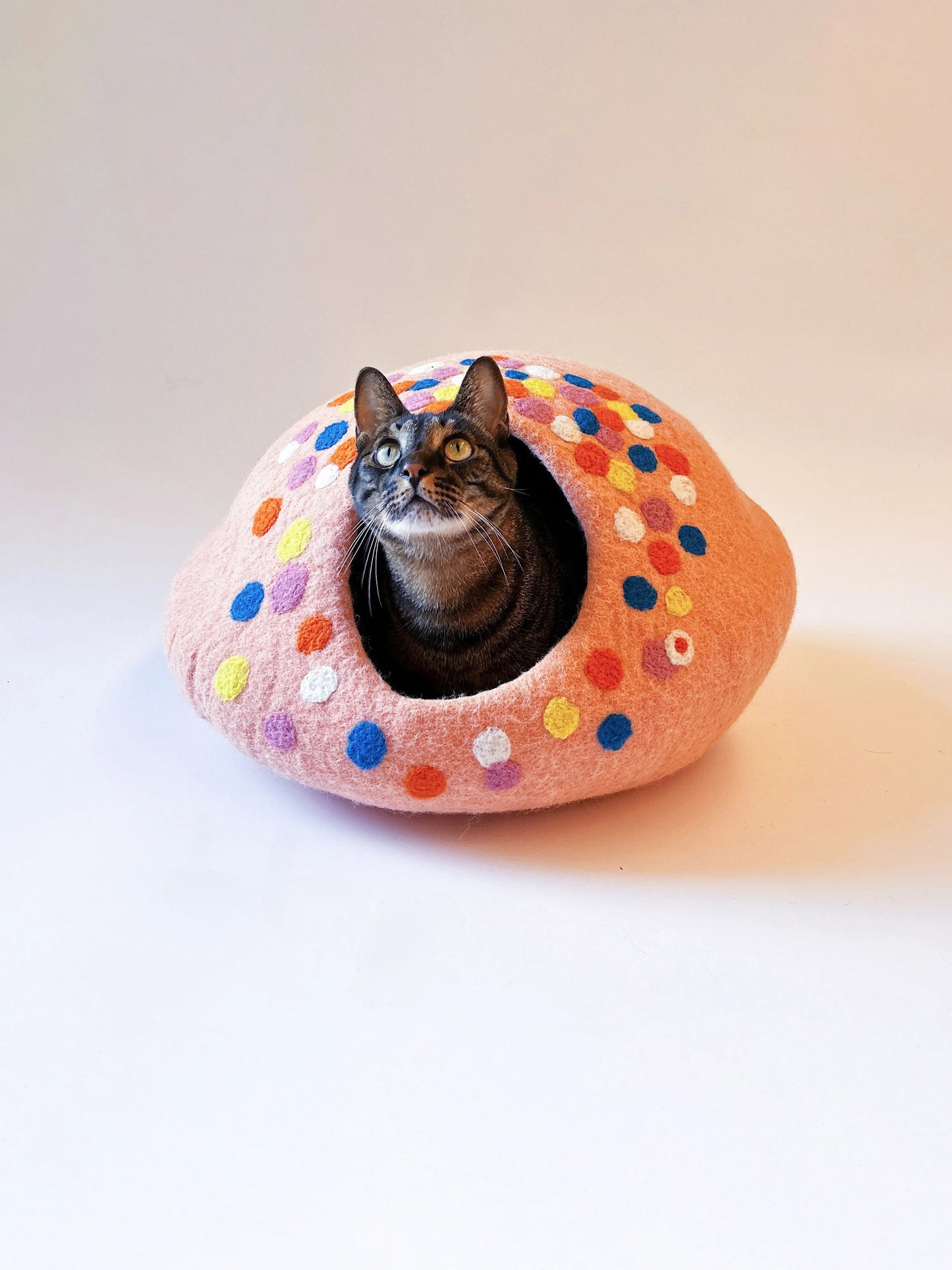 Cotton Candy Handmade Cat Caves