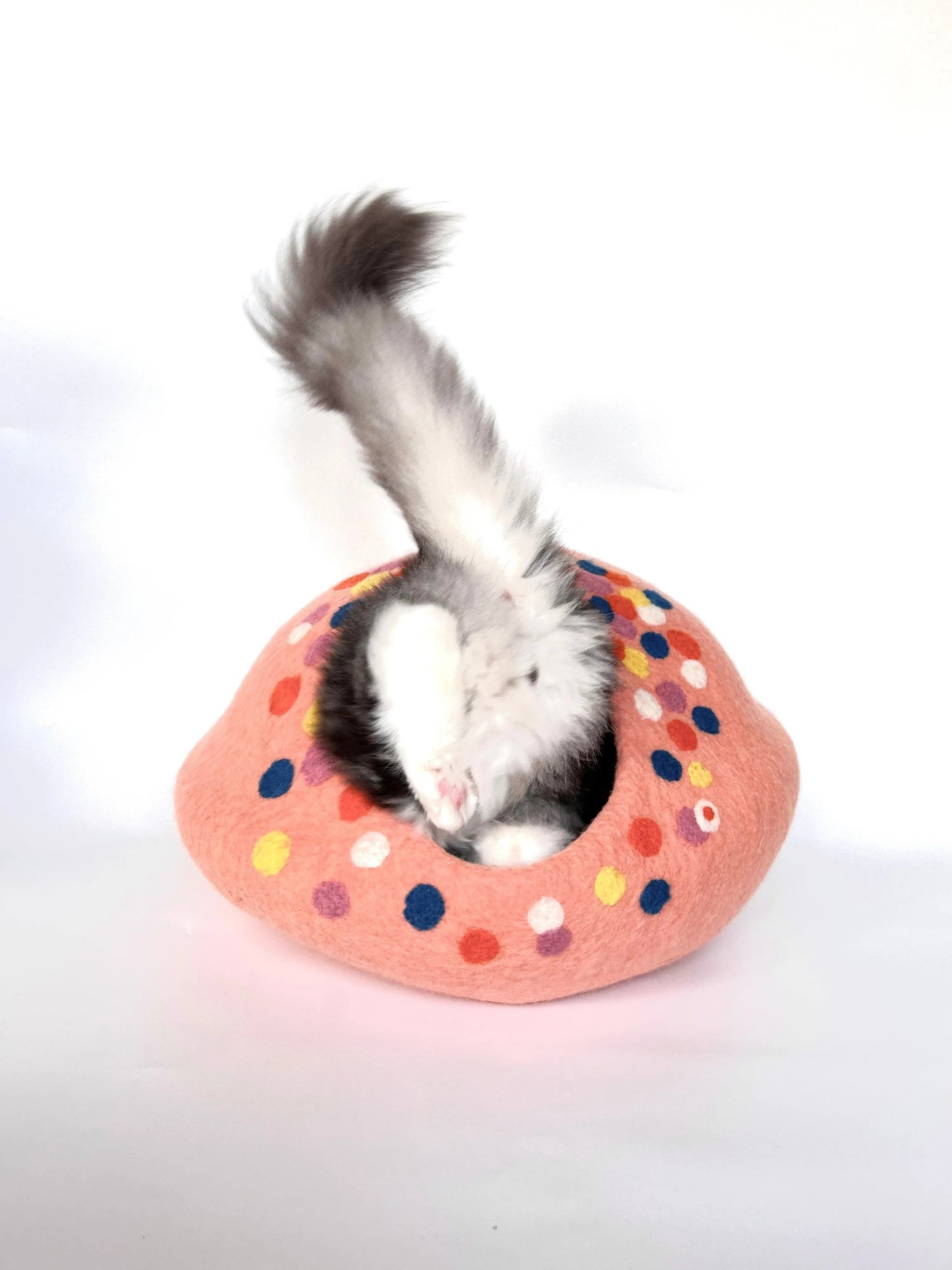 Cotton Candy Handmade Cat Caves