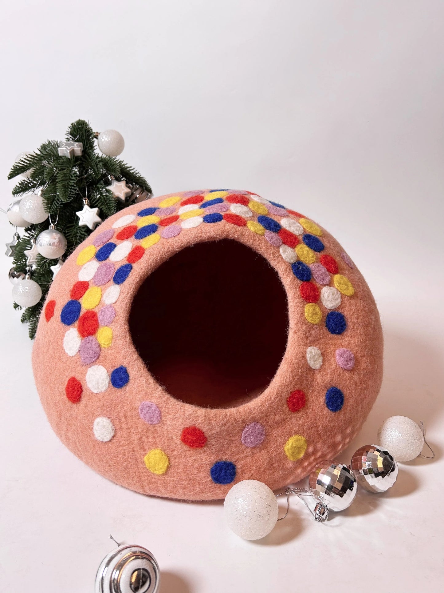 Cotton Candy Handmade Cat Caves